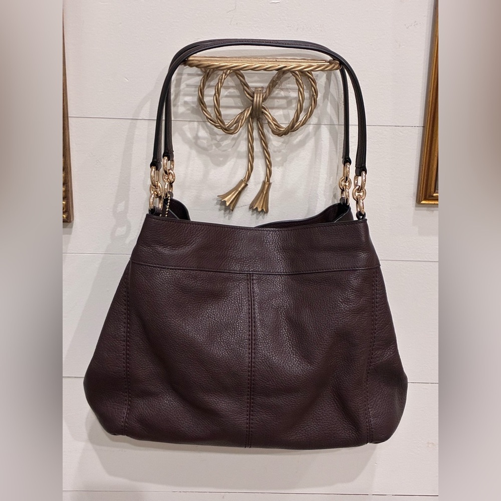 Coach Lexy Pebbled Leather Shoulder Bag F57545  Y2K  New like condition - Picture 2 of 15